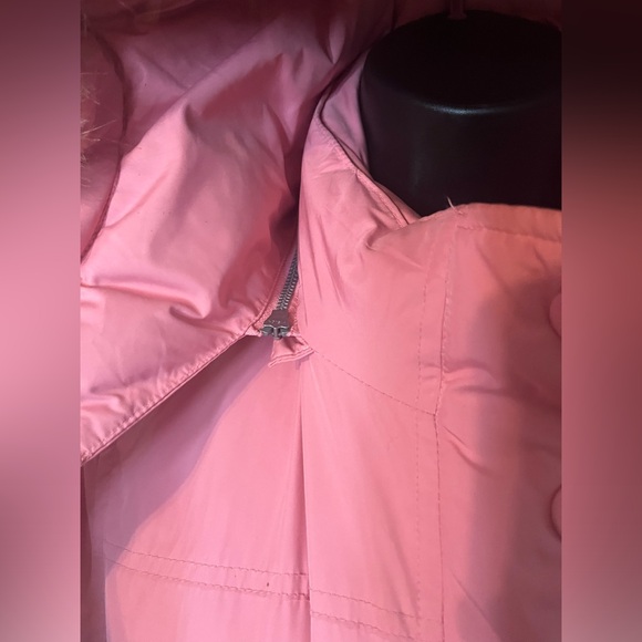 Gap Hooded Down Winter Jacket Pink Sz Medium - Picture 4 of 16